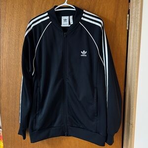 Adidas Jacket with White Stripes